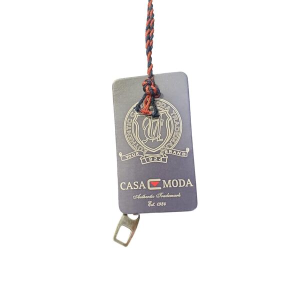 NEW Casa Moda Size L Pima Cotton Full Zip Sweater Jacket Clemson Tigers - Picture 4 of 5